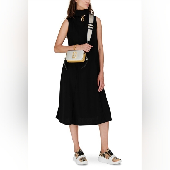 Max Mara Leisure Fantino Midi Knee Length Turtleneck Sleeveless Dress Size Large - Picture 2 of 14